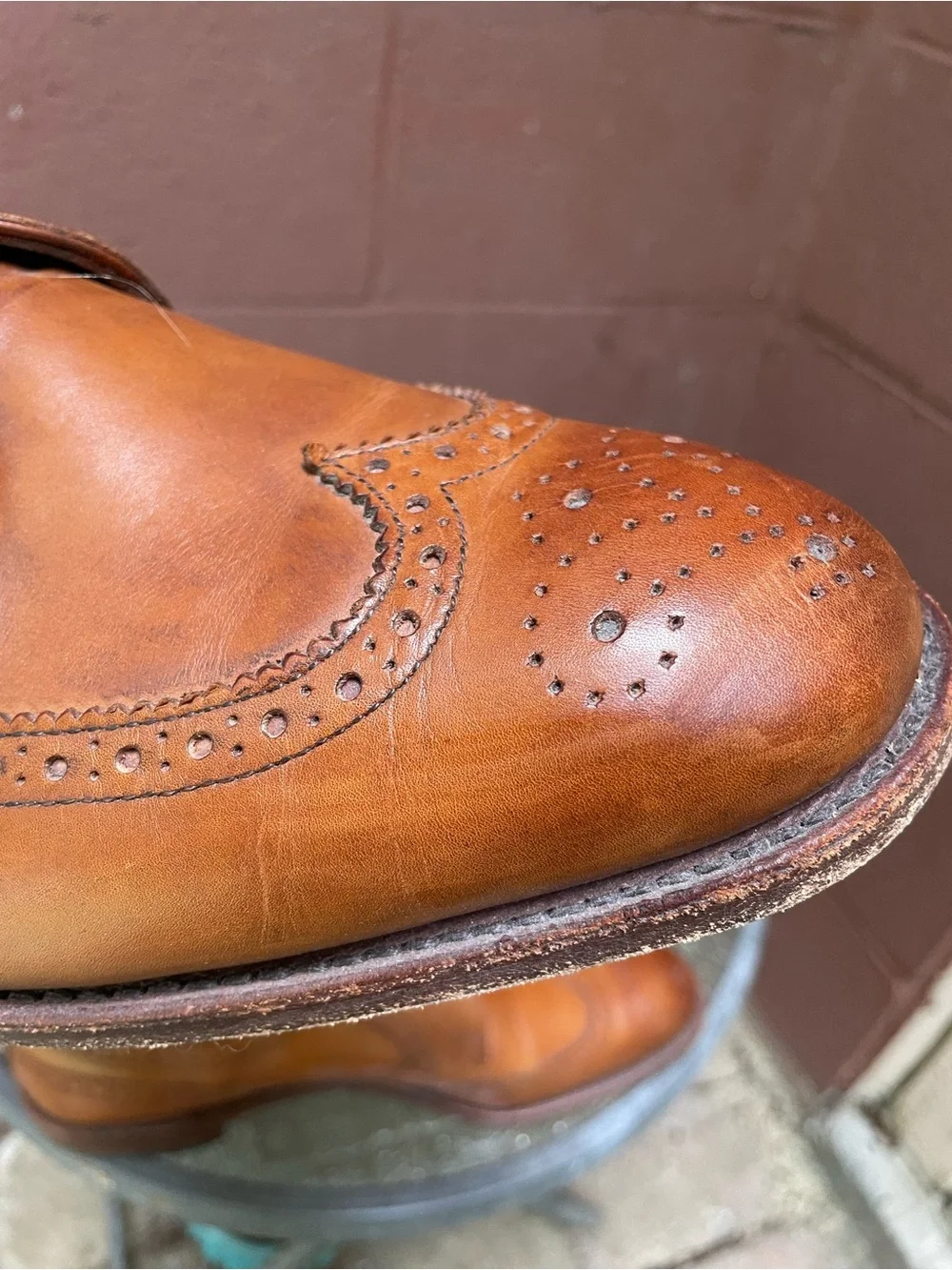 Allen Edmonds McGregor Wingtip Oxford Shoes Size 11.5 D